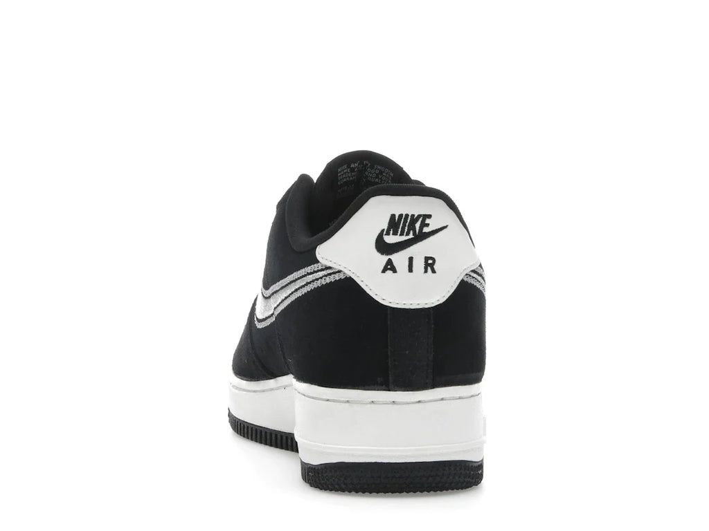 Nike Air Force 1 Low '07 LV8 Black Sail mit gesticktem Swoosh