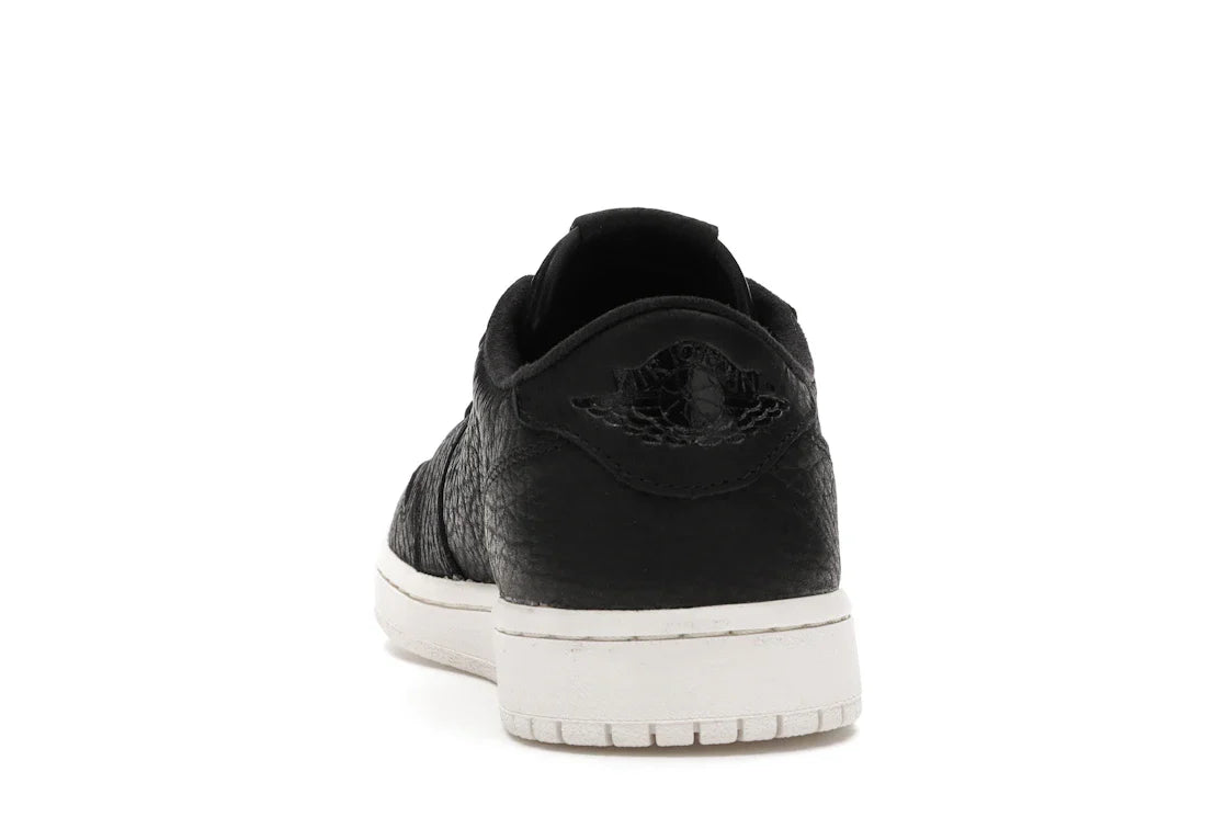 Jordan 1 Retro Low Swooshless Schwarz (2016)