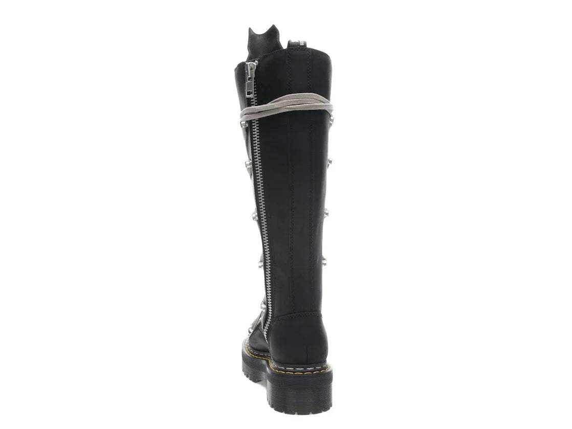 Dr. Martens 1460 DRKSHDW Quad Sole Pentalace Boot Rick Owens Schwarz