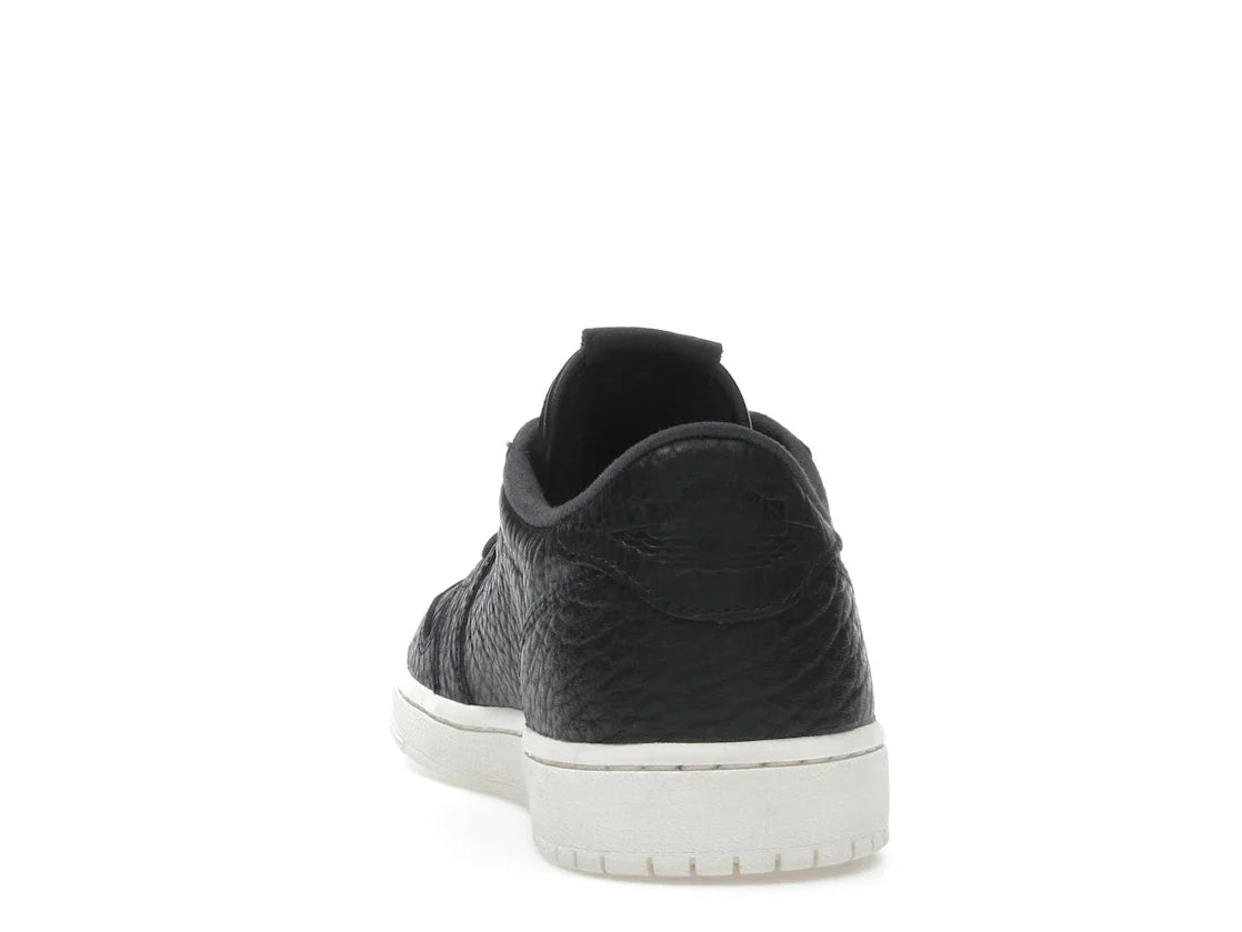 Jordan 1 Retro Low Swooshless Schwarz (2025)