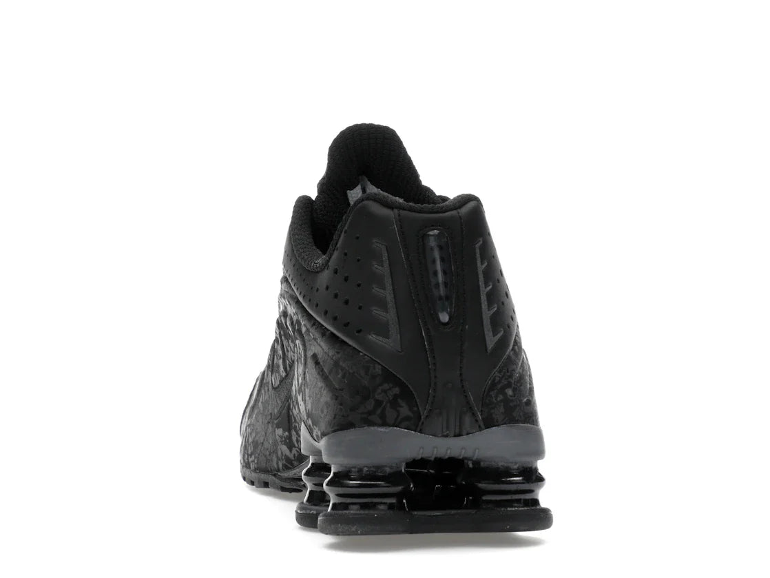 Nike Shox R4 Schwarz mit Blumenmuster (Damen)