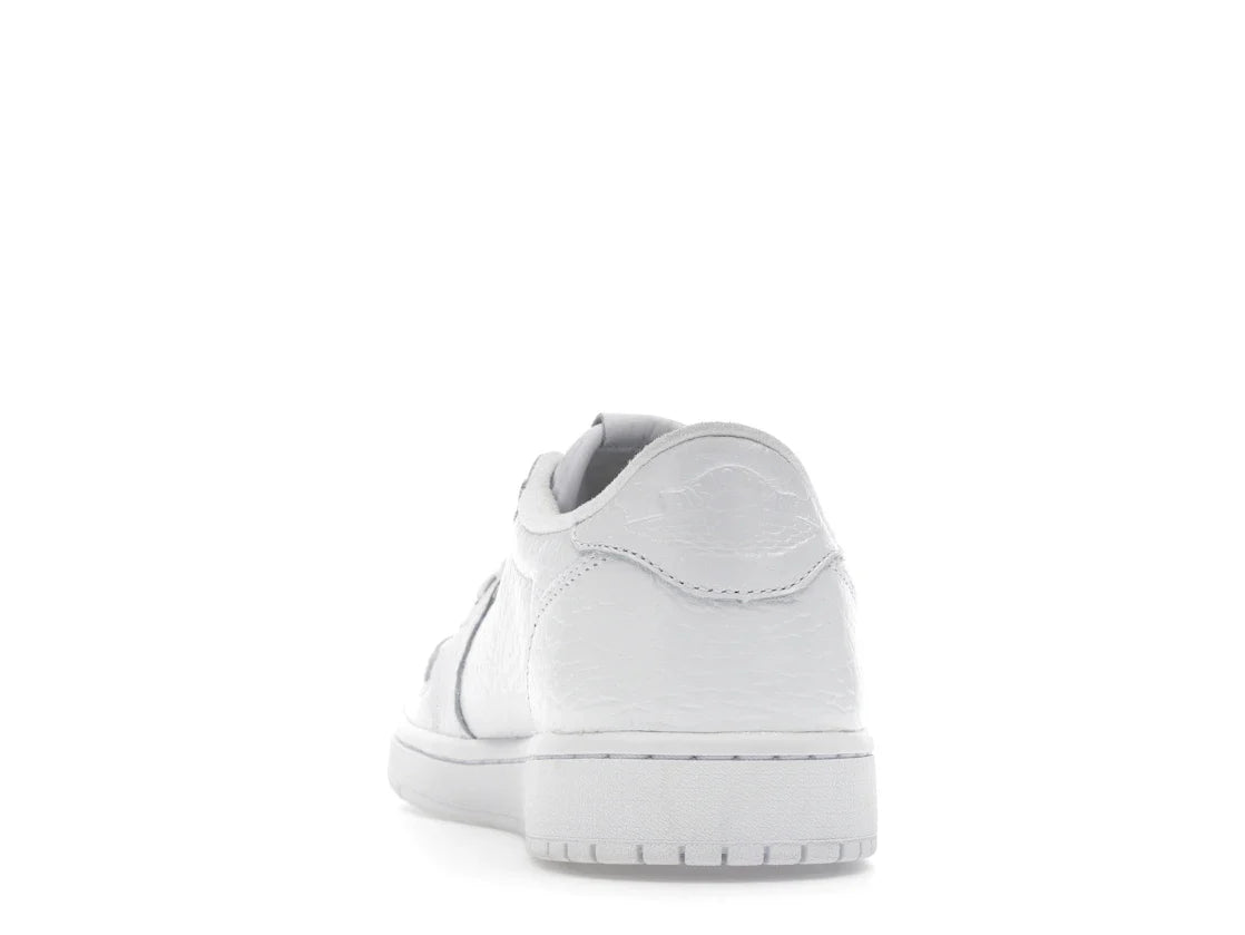 Jordan 1 Retro Low Swooshless Triple White (2025)