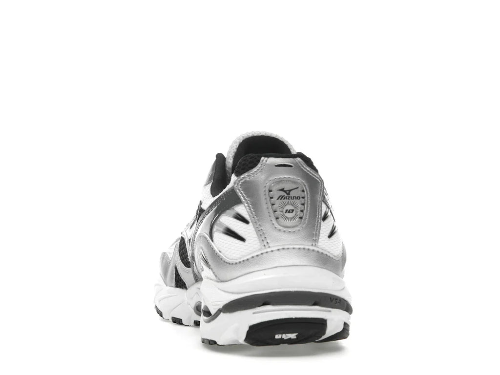 Mizuno Wave Rider 10 Weiß Silber Schwarz