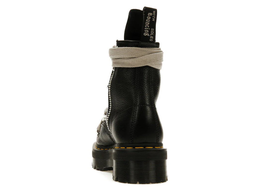Dr. Martens 1460 Quad Ledersohle Pentagramm-Schnürstiefel Rick Owens Schwarz