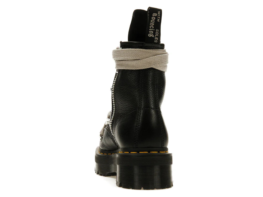 Dr. Martens 1460 Quad Ledersohle Pentagramm-Schnürstiefel Rick Owens Schwarz