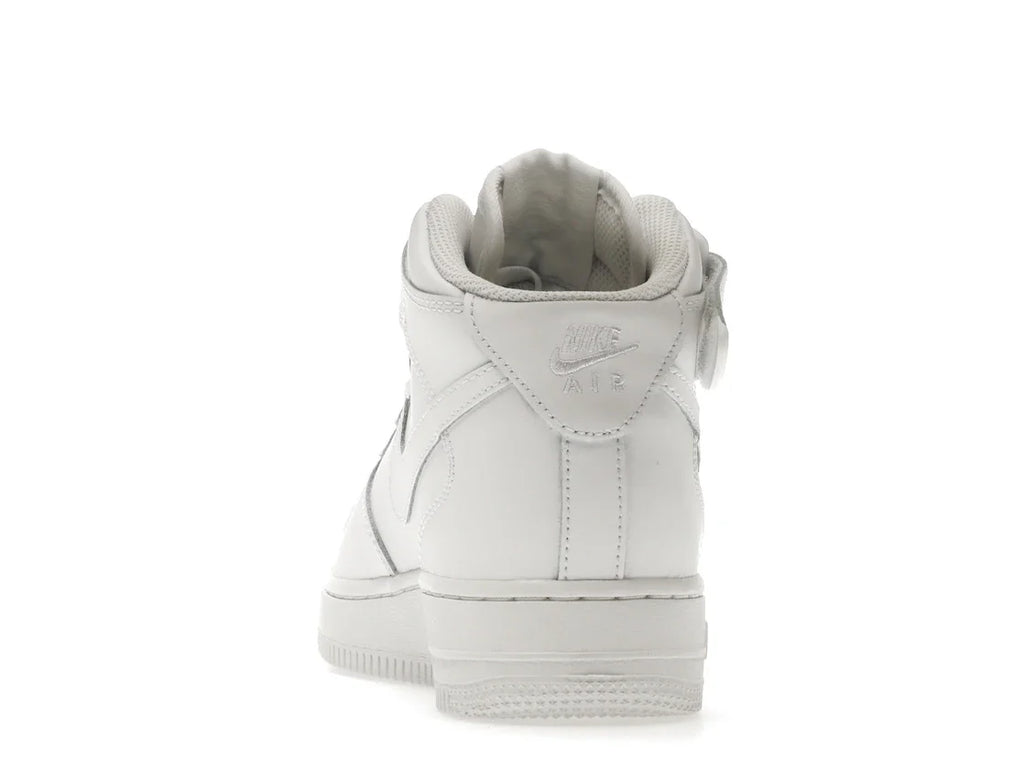 Nike Air Force 1 Mid LE Triple White (GS)
