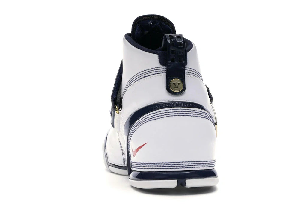 Nike LeBron 5 Weiß Navy Metallic Gold