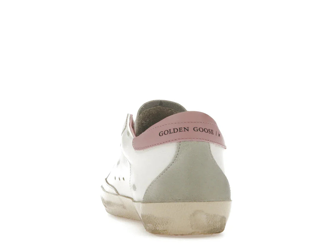 Golden Goose Super-Star Weiß Hellrosa (Damen)