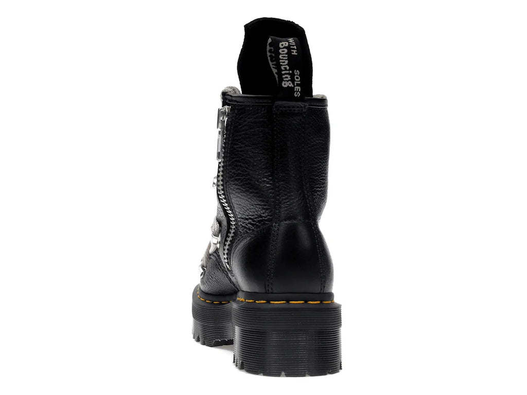 Dr. Martens 1460 Quad Ledersohle Pentagramm Jumbo Schnürstiefel Rick Owens Schwarz