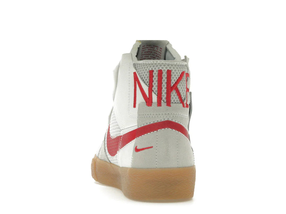 Nike SB Zoom Blazer Mid Premium Deconstructed White University Red Gum