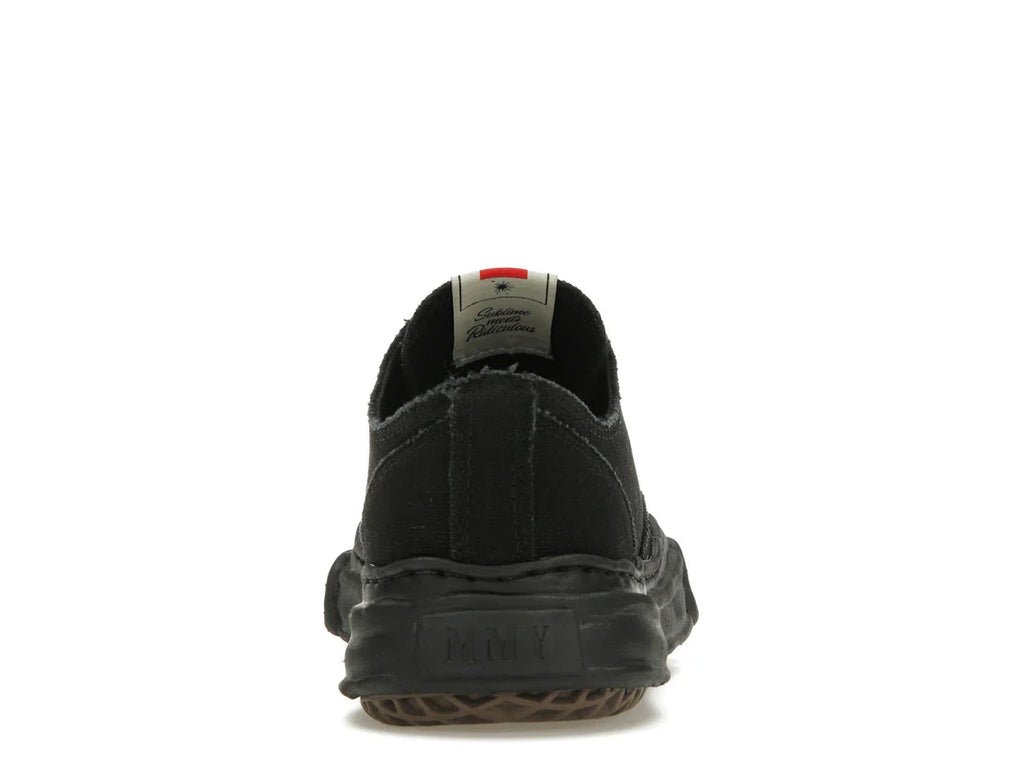 Maison Mihara Yasuhiro Peterson OG Sole Canvas Low Schwarz Schwarz