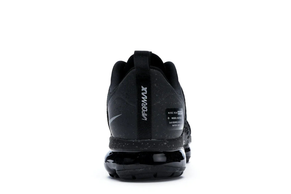 Nike Air VaporMax Run Utility Schwarz Reflektierendes Silber