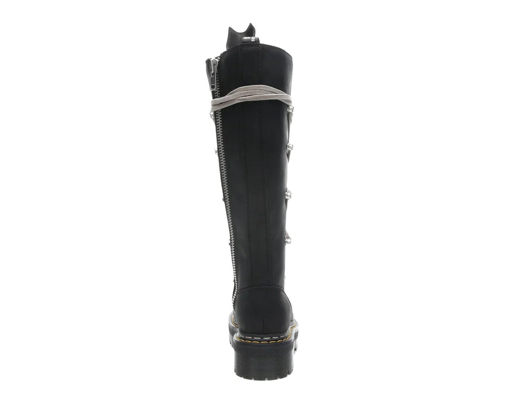 Dr. Martens 1460 DRKSHDW Quad Sole Pentalace Boot Rick Owens Schwarz