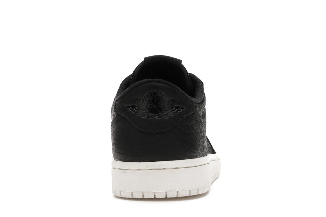Jordan 1 Retro Low Swooshless Schwarz (2016)