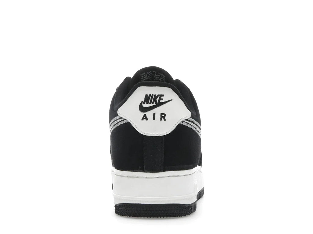 Nike Air Force 1 Low '07 LV8 Black Sail mit gesticktem Swoosh