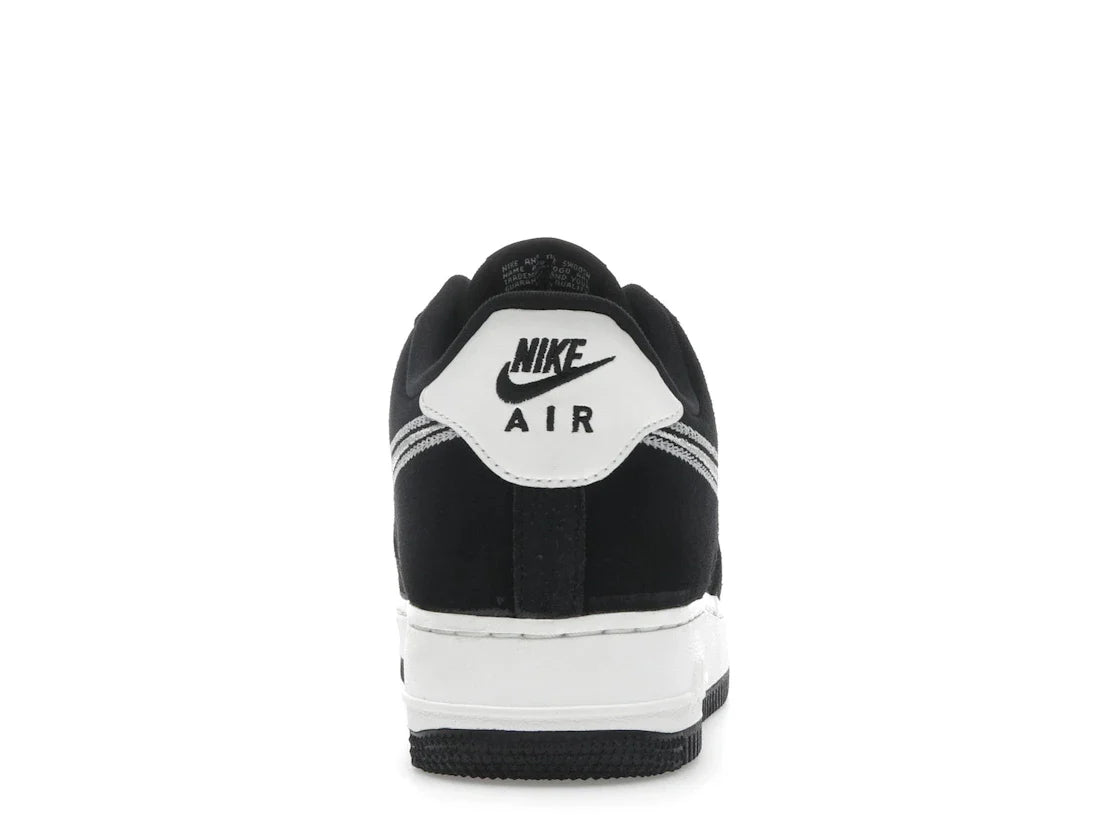 Nike Air Force 1 Low '07 LV8 Black Sail mit gesticktem Swoosh