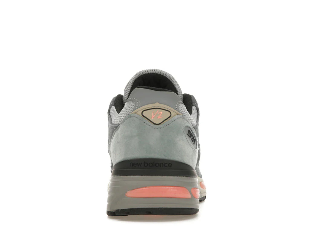 New Balance 991 MiUK Silber Blau Turbulenz