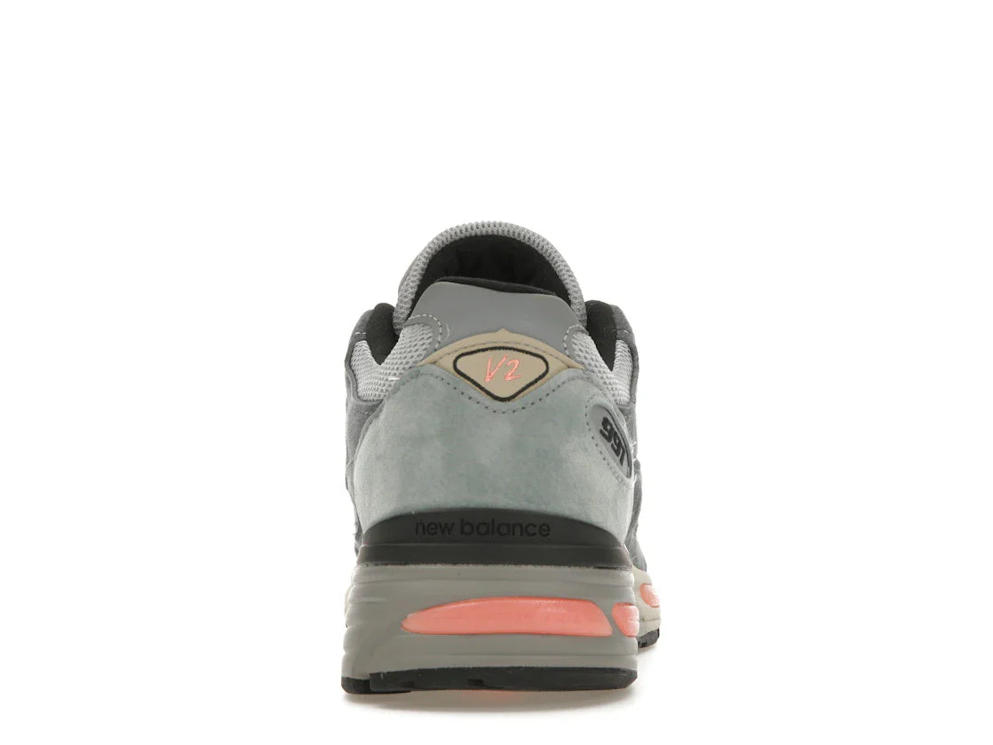 New Balance 991 MiUK Silber Blau Turbulenz