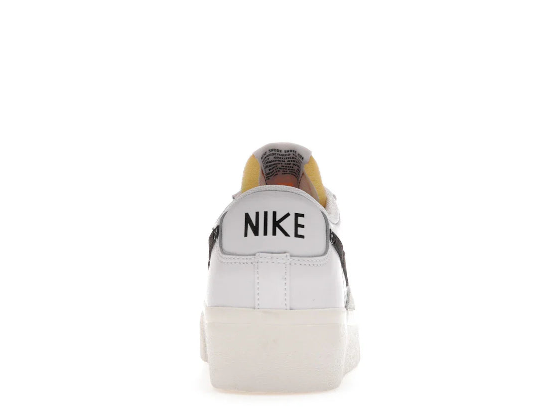 Nike Blazer Low Platform Weiß Schwarz (Damen)