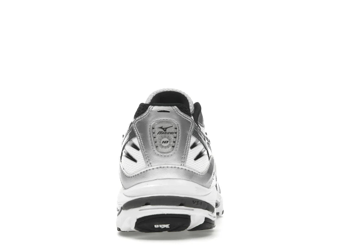 Mizuno Wave Rider 10 Weiß Silber Schwarz