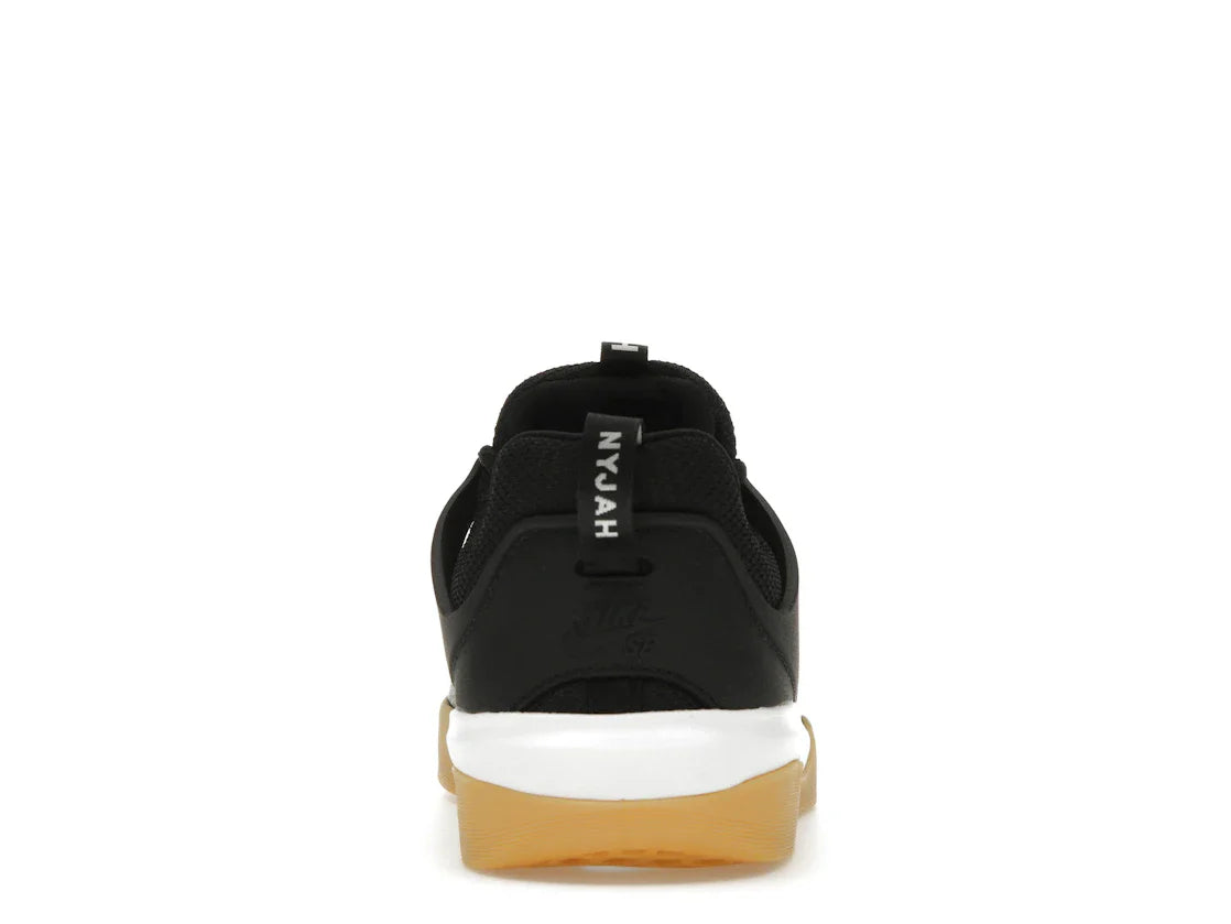 Nike SB Zoom Nyjah 3 Schwarz Weiß Gummi