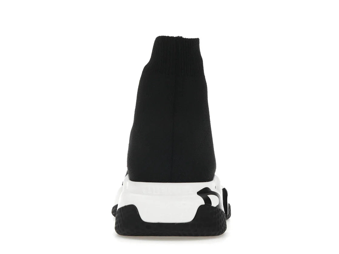 Balenciaga Speed Graffiti Sneaker Weiß Schwarzes Logo (Damen)