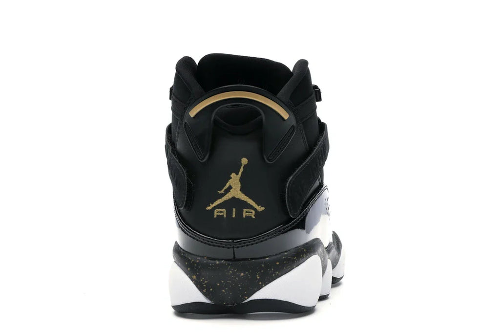 Jordan 6 Rings Schwarz Metallic Gold Weiß