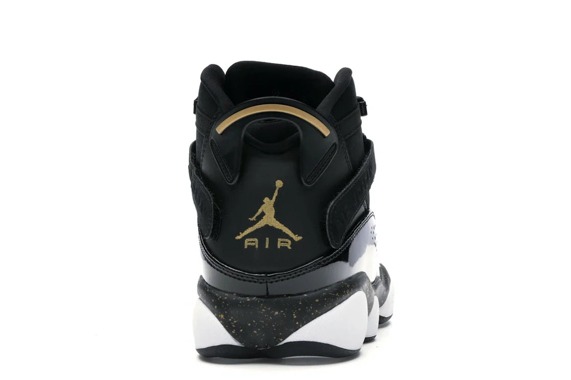 Jordan 6 Rings Schwarz Metallic Gold Weiß
