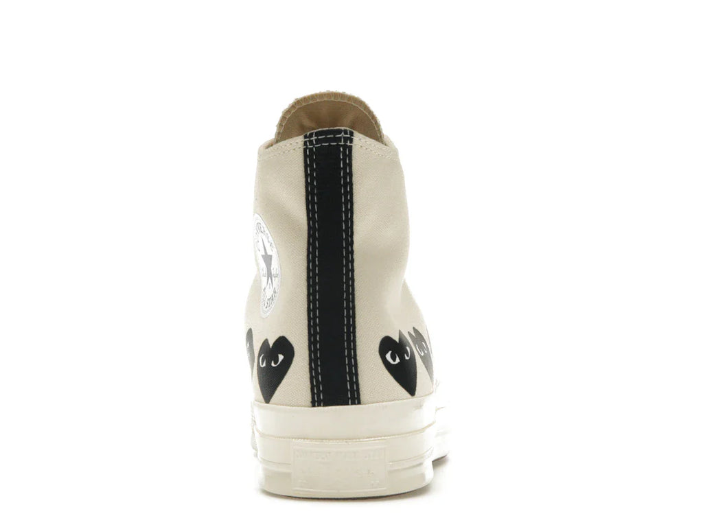 Converse Chuck Taylor All Star 70 Hi Comme des Garcons PLAY Multi-Heart Milk