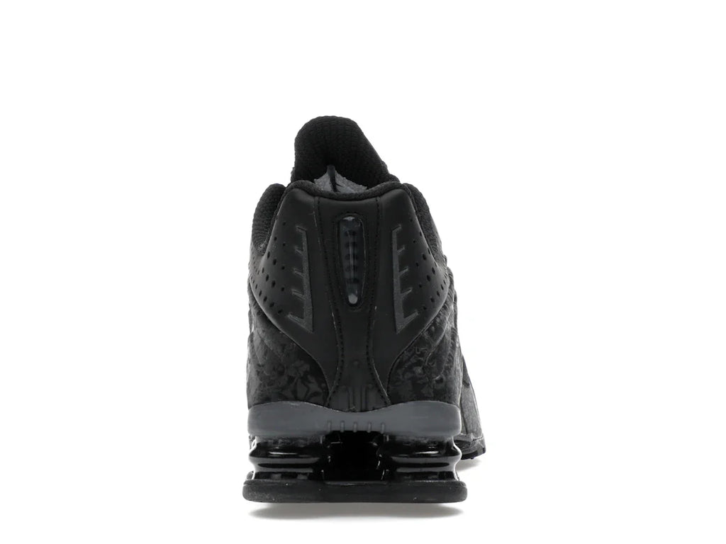 Nike Shox R4 Schwarz mit Blumenmuster (Damen)