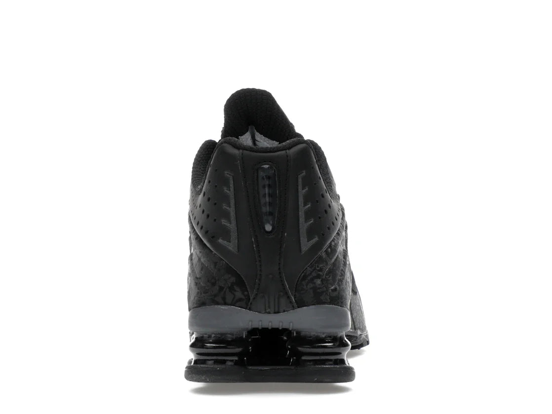 Nike Shox R4 Schwarz mit Blumenmuster (Damen)