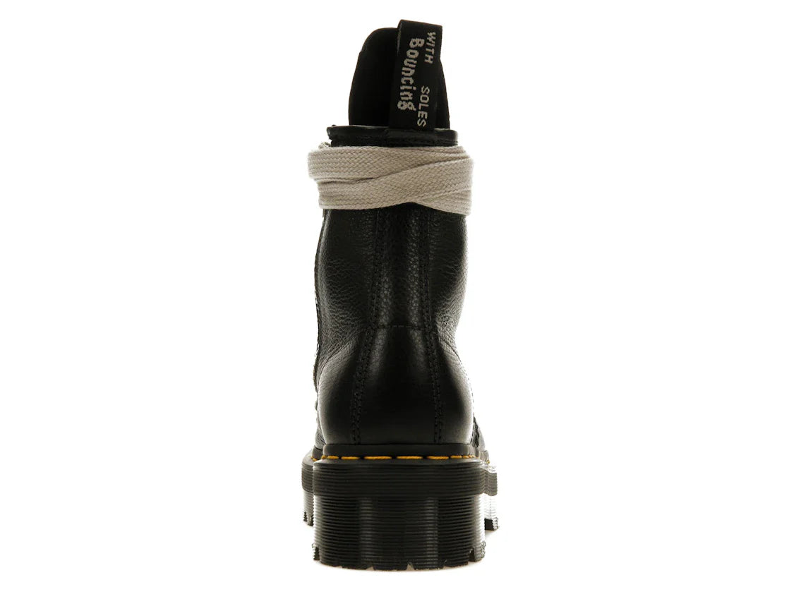 Dr. Martens 1460 Quad Ledersohle Pentagramm-Schnürstiefel Rick Owens Schwarz