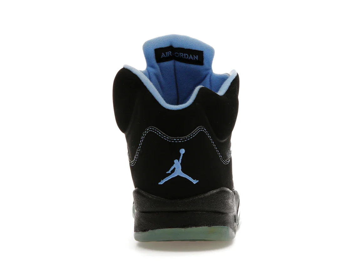 Jordan 5 Retro Schwarz/University Blue