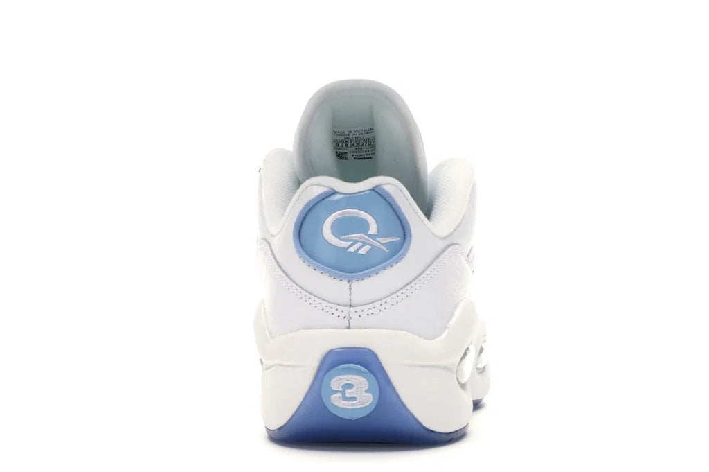 Reebok Question Low Patent Toe Carolina Blue