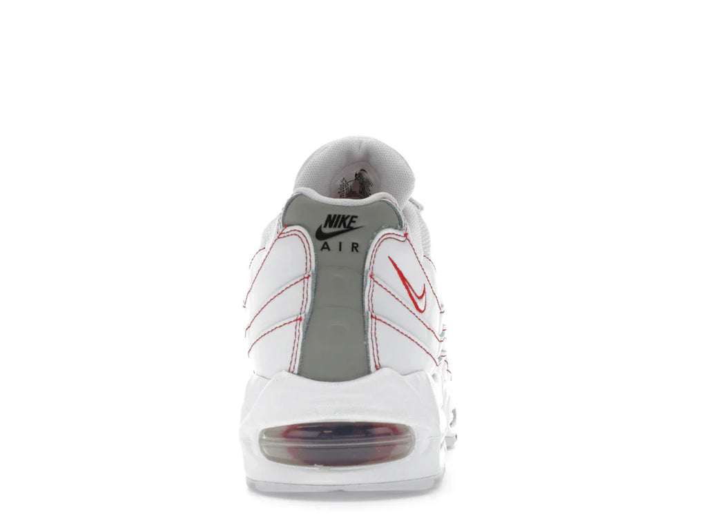 Nike Air Max 95 OG Big Bubble Weiß Universitätsrot