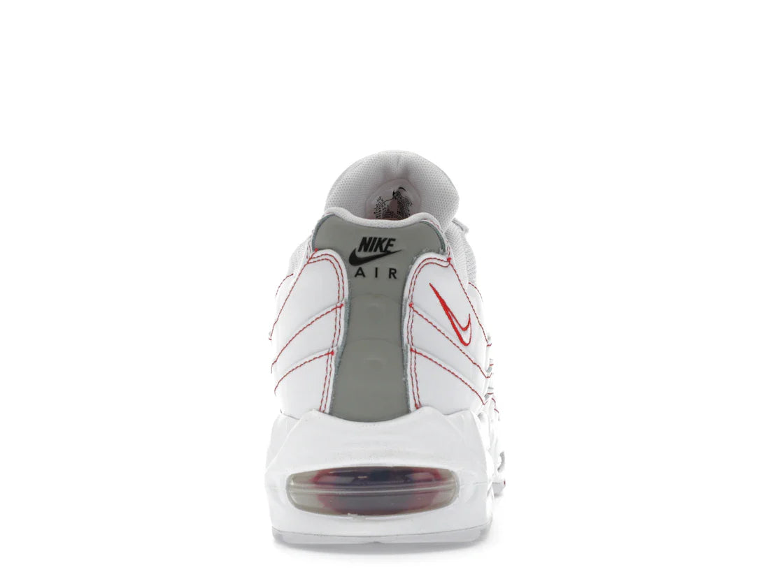 Nike Air Max 95 OG Big Bubble Weiß Universitätsrot