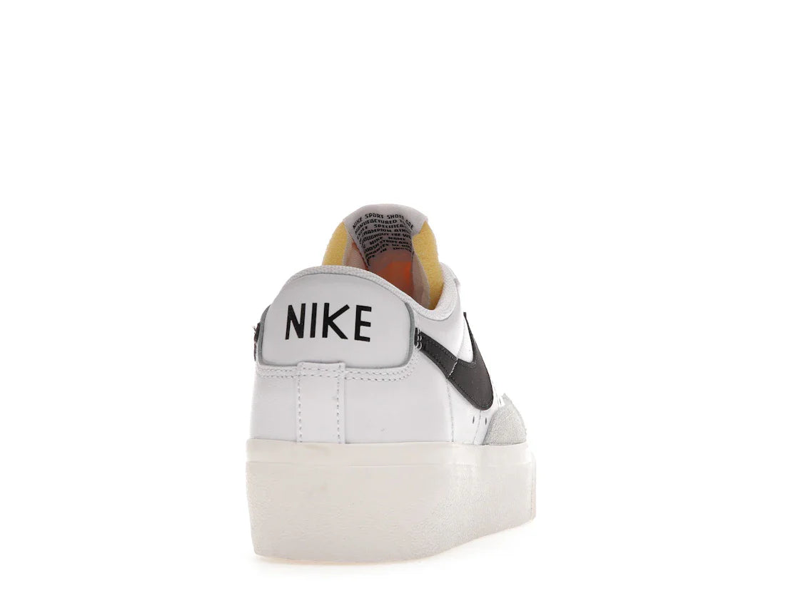 Nike Blazer Low Platform Weiß Schwarz (Damen)