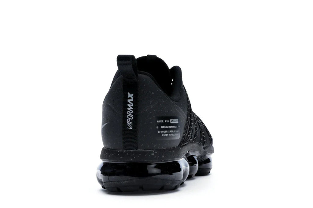 Nike Air VaporMax Run Utility Schwarz Reflektierendes Silber