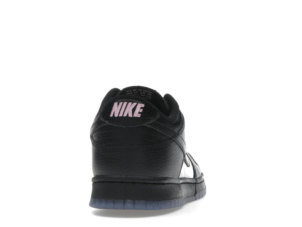 Nike Dunk Low Retro Transparent Schwarz Pink Rise