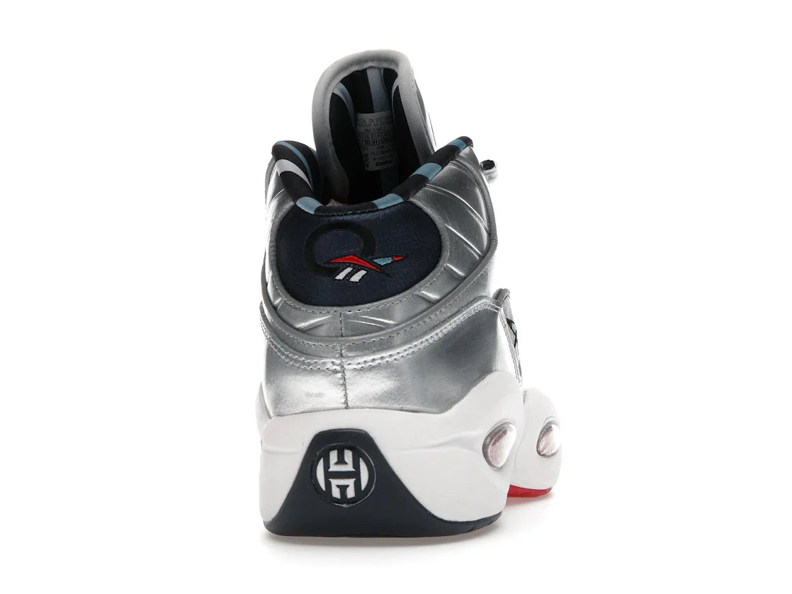 Reebok Question Mid Iverson x Harden Silber