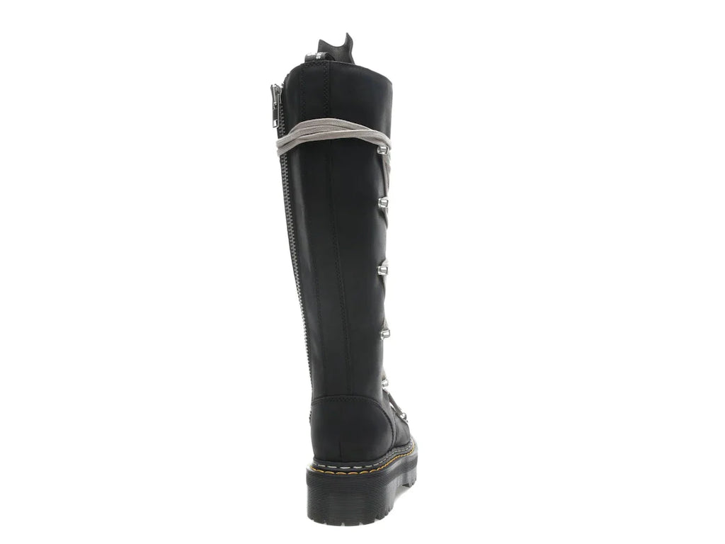 Dr. Martens 1460 DRKSHDW Quad Sole Pentalace Boot Rick Owens Schwarz