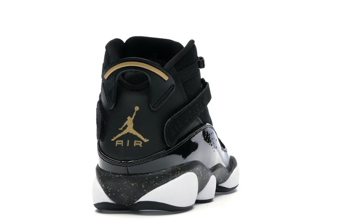 Jordan 6 Rings Schwarz Metallic Gold Weiß