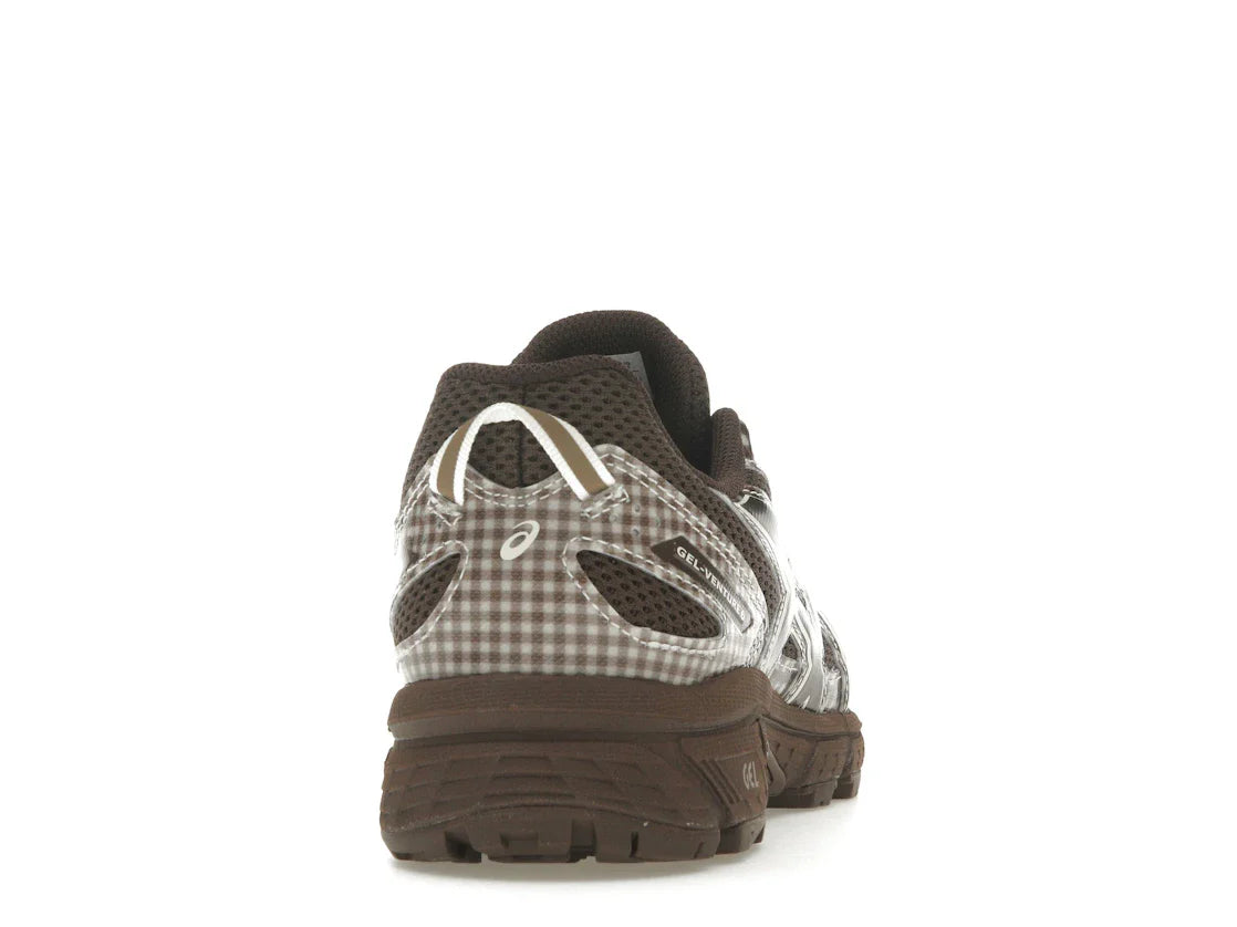 ASICS Gel-Venture 6-stöckiges Modell, rotbraunes Vichy-Karo