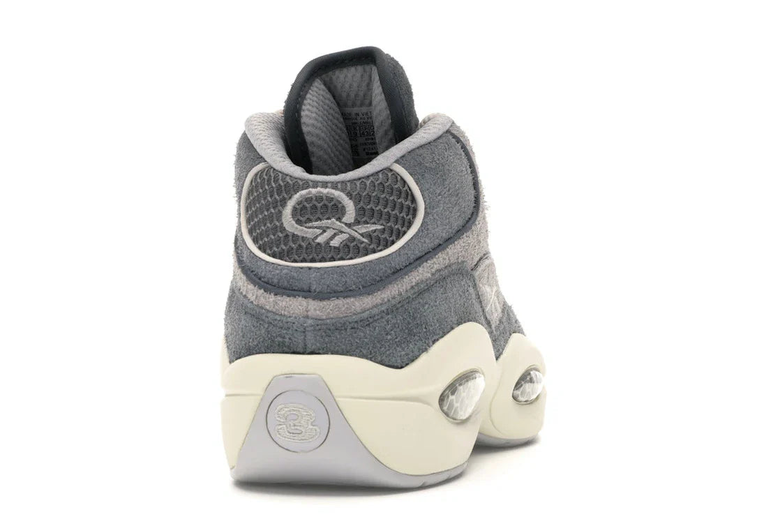 Reebok Question Mid Gray Suede