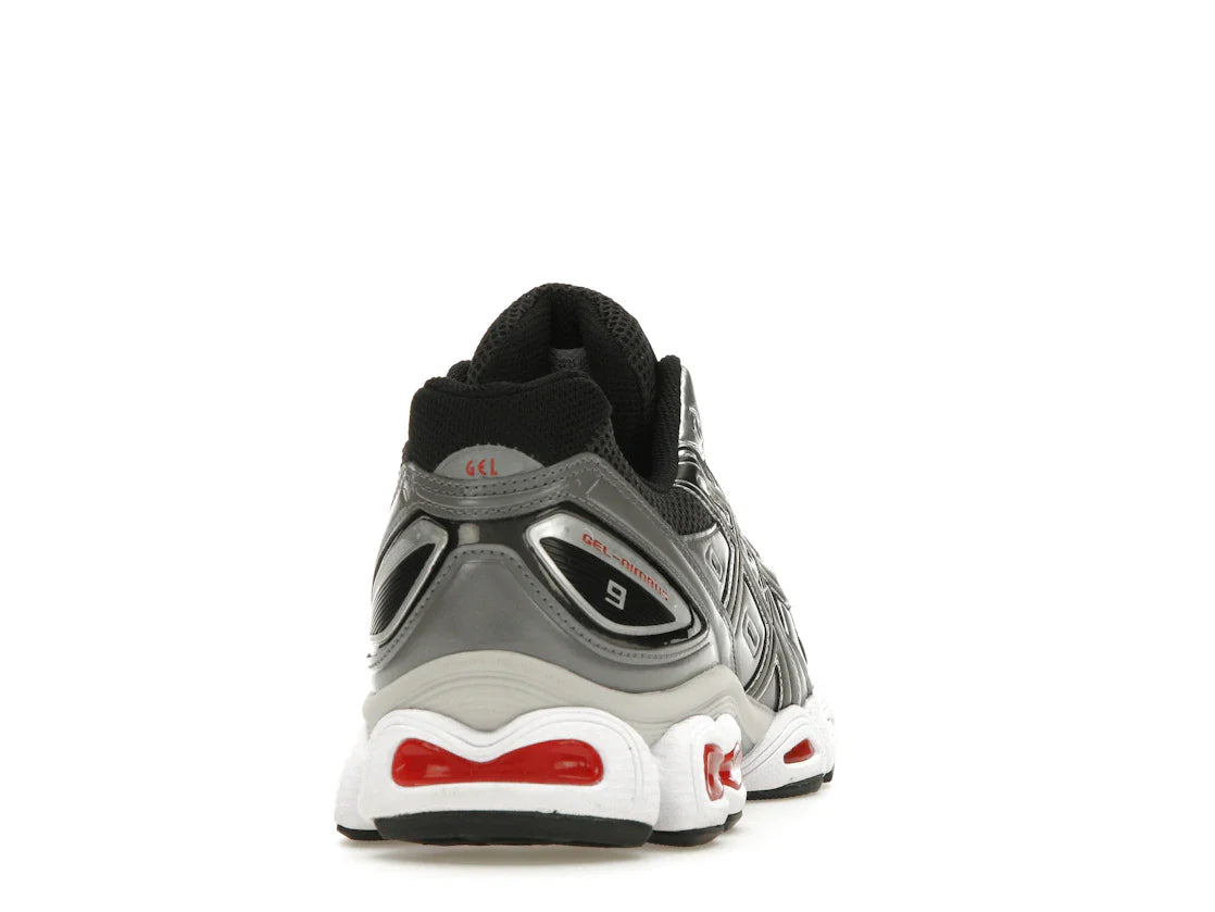 ASICS Gel-Nimbus 9 Graphitgrau Rot