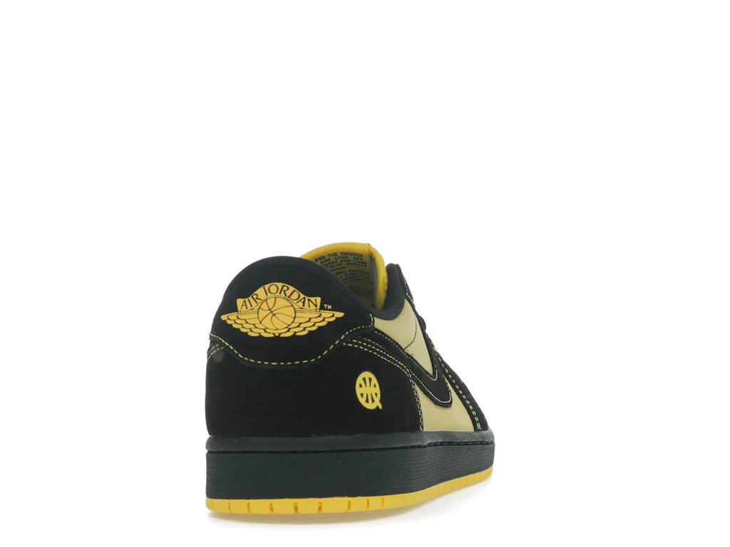 Jordan 1 Retro Low OG Quai 54 Schwarz Tour Gelb Rot