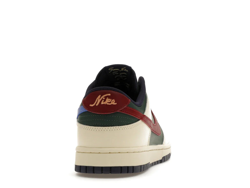 Nike Dunk Low Retro From Nike To You Tan Green
