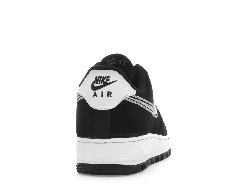 Nike Air Force 1 Low '07 LV8 Black Sail mit gesticktem Swoosh