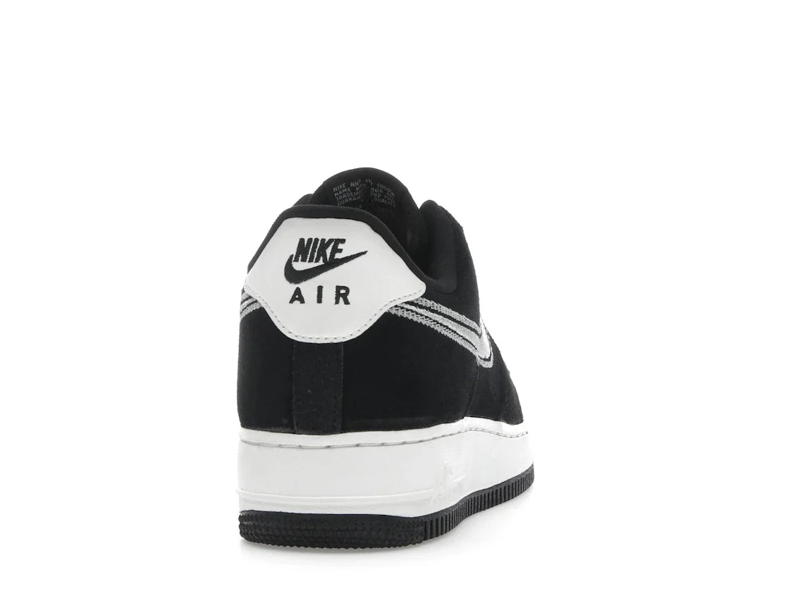 Nike Air Force 1 Low '07 LV8 Black Sail mit gesticktem Swoosh