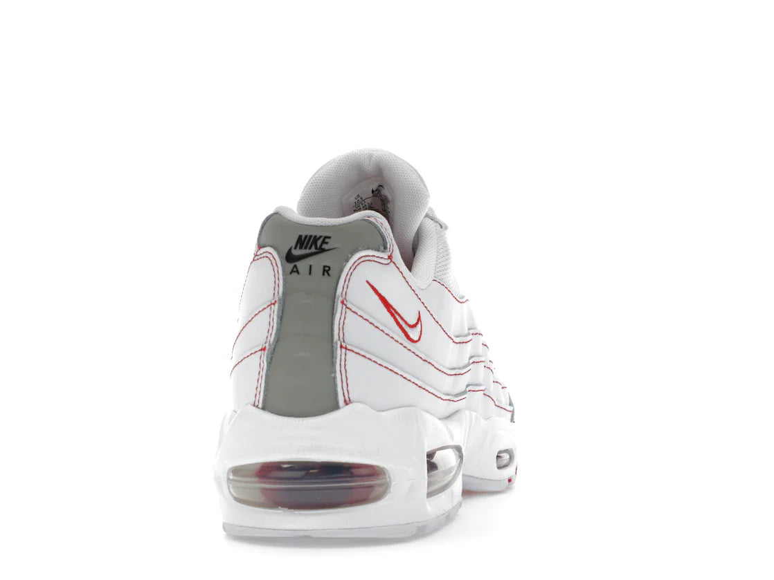 Nike Air Max 95 OG Big Bubble Weiß Universitätsrot